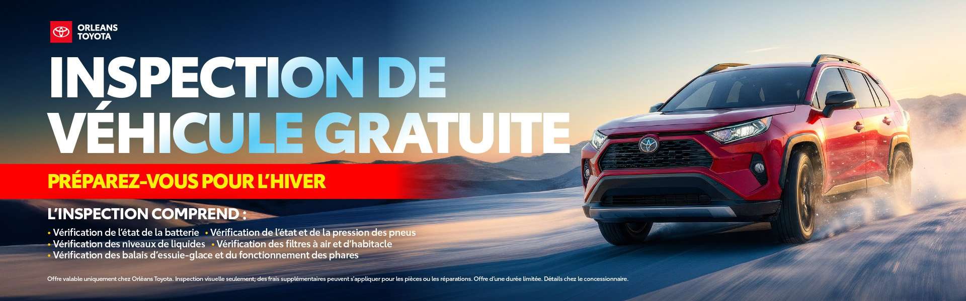 Inspection De Vehicule Gratuite - Orleans toyota